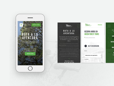 Greenforest - Responsive design development ecommerce responsive uxui web website