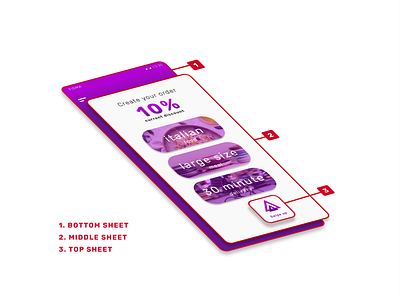 Sheets - app broken into sheets app design interfaces mockup student work ux uxdesign