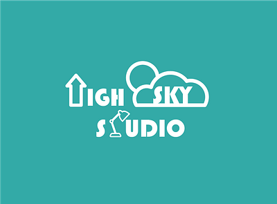 HIGH SKY STUDIO branding design illustrator logo vector