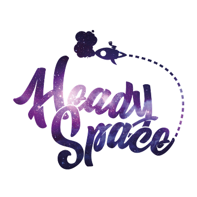 Heady Space Logo graphic design logo logo design