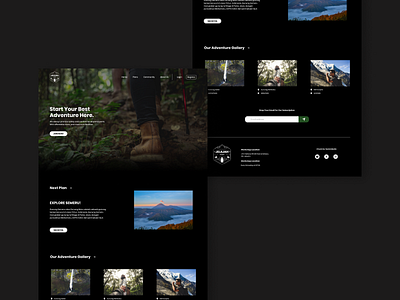 Adventure Web design ui ux web webdesign