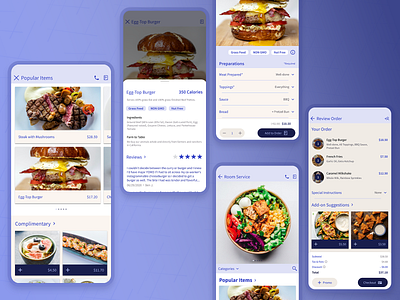 Room Service App Exploration app appmobile design designsystem product design ui ux