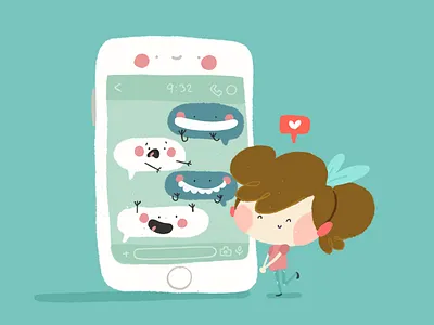 These Words cartoon cartoon character cartoon illustration color comic cute design draw drawing illustration love sketch