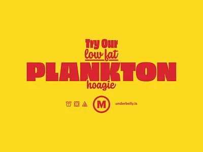 Plankton Hoagie apparel apparel design apparel graphics hoagie mockup ocean sea shirt t shirt t shirt design underbelly