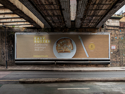 easy butter billboard academic design illustrator photography photoshop