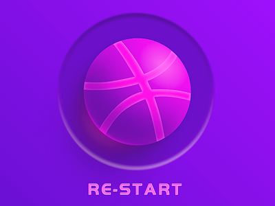 Restart design icon illustration logo