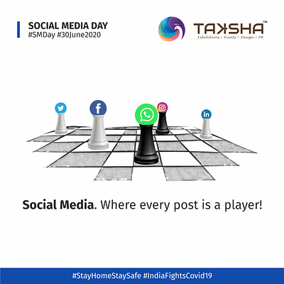 Social Media Day - New Definition of Distance. colourful day design media post social media design socialmedia