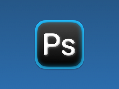 macOS Big Sur Photoshop Icon 3d ui apple big sur branding creative cloud icon logo macos photoshop