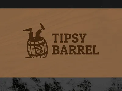 TipsyBarrel identity exploration branding design illustration logo logo design