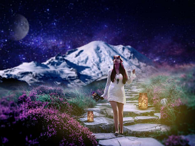 Walk with magic adobe photoshop art direction art work graphic design photo manipulation