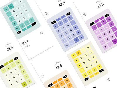 #7 myProject | Calculator app design ui ux uxui