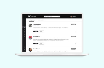 Ghost Engine Web App Design buyer clean meeting rozzaq seller ui ux web web app web application