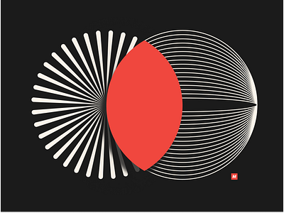 Matter Made #1 branding chart design icon idenity identity illustration logo mark minimal pie chart vector