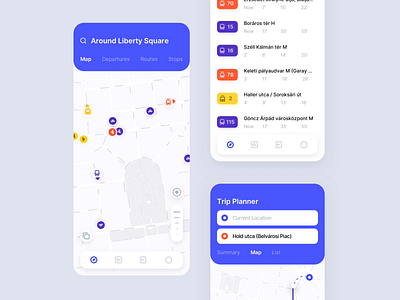 Public Transport App after effect animation app app design application bus dashboard design interface mobile motion design product public transport taxi ticket tram transport trolley ui ux