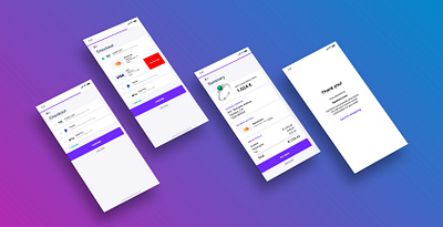 Daily UI: #002 Credit Card Checkout 002 adobe xd checkout credit card dailyui design gradient mobile mobile design payment ui uidesign ux violet xd