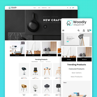 Woodly Furniture Crafts – eCommerce Responsive Theme art craft ecommerce fashion furniture opencart prestashop responsive shopify templatetrip woocommerce woodly wordpress