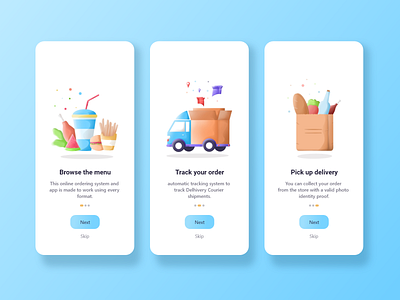 Delivery App app boy delivery app design food gift illustration illustration art interface design logo man plants shoping app shopping truck typography ui ux vector web