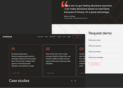 Intrava rebranding brand design brand identity branding ui web design