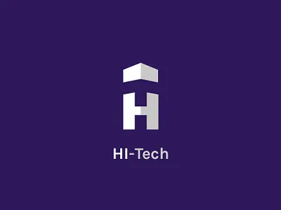 Hi-Tech logo design branding business finance geometric hi tech identity letter logo logotype startup tech startup technology