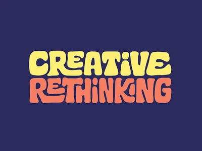 Creative Rethinking brain clientwork creative creative design creativity custom lettering design hand drawn illustration itsjerryokolo jerryokolo lettering lettering art logo designer procreate think tshirt tshirtdesign typography