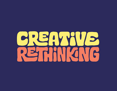 Creative Rethinking brain clientwork creative creative design creativity custom lettering design hand drawn illustration itsjerryokolo jerryokolo lettering lettering art logo designer procreate think tshirt tshirtdesign typography