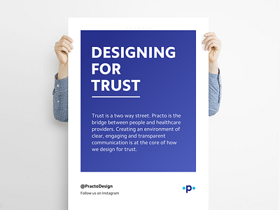 Designing for Trust @dailyui blue clinic design desin doctor ios medical mobile ui ux