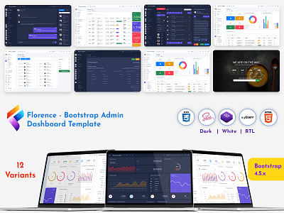 Bootstrap Admin Dashboard Template & User Interface admin dashboard admin templates animation app application bootstrap crm enterprise app enterprise software enterprise ux hospital material pages premium admin templates responsive admin software ui ui framework web app