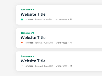 Website Status