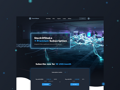 SoS Premium Subscription Landing Page creative cyberpunk dark design futuristic home homepage landing landingpage light lp neon page subscribe subscription ui ux