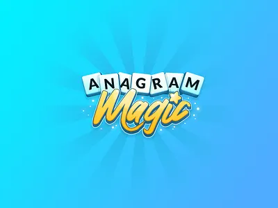 Anagram Magic Logo alexa amazon echo anagram brain games logo magic scrabble voice game word game