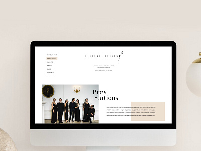 Florence Petros Consulting (2020) - Branding & Webdesign brand identity branding branding concept chart logo ui webdesign website