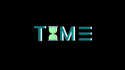 TIME art branding concept conceptart design illustration logo poster art typography ui vector