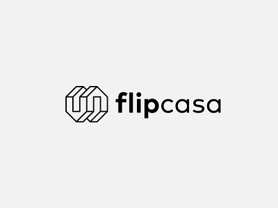 flipcasa brand identity branding identity logo logotype mark symbol typography