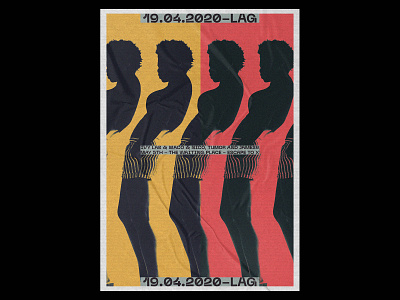 LAG Poster a poster every day club daily poster dance design electro gradient graphic graphic design illustration poster poster a day poster design print print design printing prints typography vintage vintage design