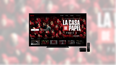 DailyUI 025 TV application 25 application daily 100 challenge daily ui daily ui 025 dailyui dailyui 025 design netflix tv tv app tv application ui video