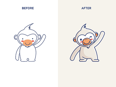 Orangutan Mascot Redesign adorable animal ape cartoon character choice cute friendly happy hello illustration indonesia lovely mascot mascot redesign monkey orangutan smile warm wink