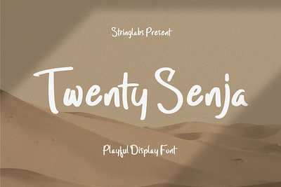Twenty Senja - Playful Font playground