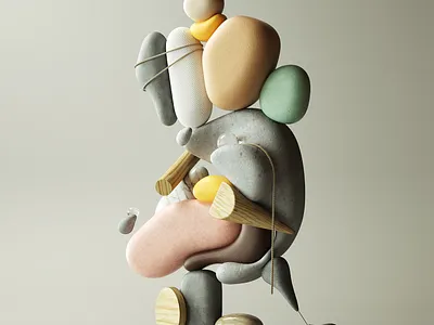Exaggerated Sculptures 3d adobe art cinema4d design graphic design illustration inspiration modern octane