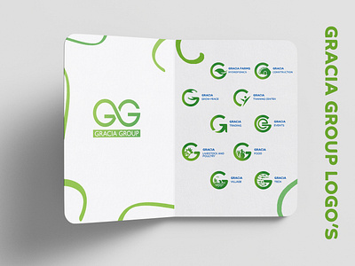 Gracia Group | Logo's abudhabi art branding business cmyk construction design events food graphicdesign groups hydroponics illustration logo logodesign tech trading uae ui vector