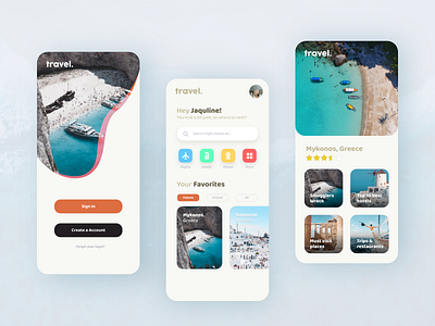 Travel App adobexd app category light login travel