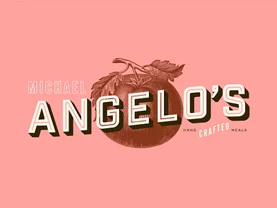 Michael Angelo's Exploration 🍅 brand identity branding branding design design identity illustration lettering logo logotype packaging pink texture type typography