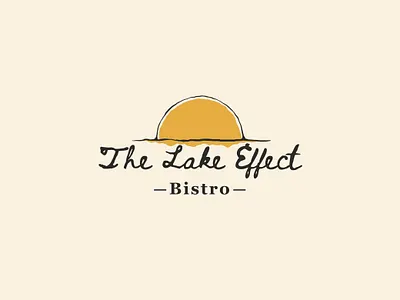 Logo For The lake Effect Bistro badge design badge logo badgedesign branding hand drawn illustration logo logo illustration