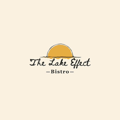 Logo For The lake Effect Bistro badge design badge logo badgedesign branding hand drawn illustration logo logo illustration