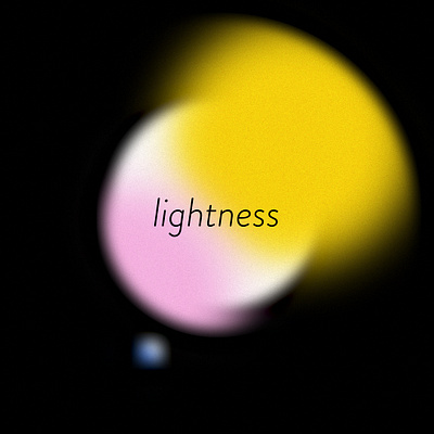 LIGHTNESS circles color color palette emotion gradient gravitate gravitation light lightness sensation soft type