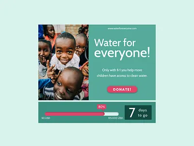 DailyUI_032 032 adobe adobe xd adobexd crowdfunding crowdfunding campaign daily daily 100 challenge daily ui dailyui design donate donation donations figma green interface poverty ui xd
