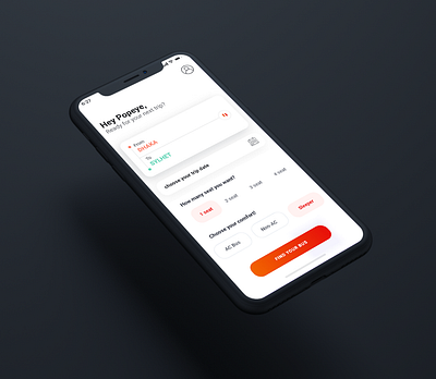 Bus Ticket Booking App branding ui