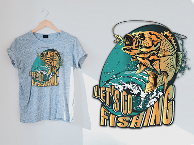 Fishing T shirt badge design badge logo badgedesign fishing fishing logo fishing rod fishing t shirt fishing t shirt design logodesign retro logo retrowave tshirt tshirt art tshirt design tshirtdesign tshirts vintage vintage badge vintage design vintage logo