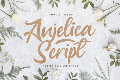 Anjelica Script - Bold Script Font 80s bold calligraphy classic cursive groovy handdrawn handlettering hipster lettering retro script sporty typeface vintage