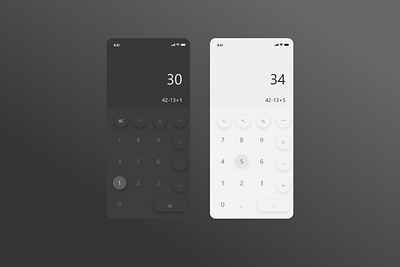 DAILY UI 4 - Calculator adobe adobexd calculator ui daily ui dailyui dailyui 004 design ios ui uidesign