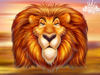 Slot symbol for the Savannah slot - LION ⁠🦁🦁🦁 africa symbols africa themed gambling game art game design graphic design lion design lion slot design lion slot symbol lion symbol savannah symbols savannah themed slot art slot design slot game design slot game graphics slot machine slot machine art slot machine graphics slot machines